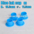 Newest bule plastic tattoo ink cups